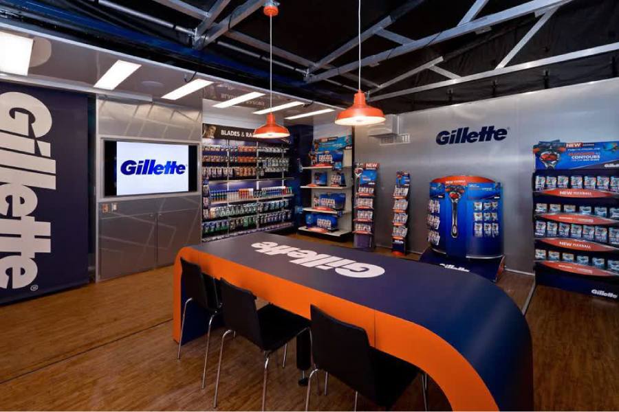 gillette interior experiential demonstration