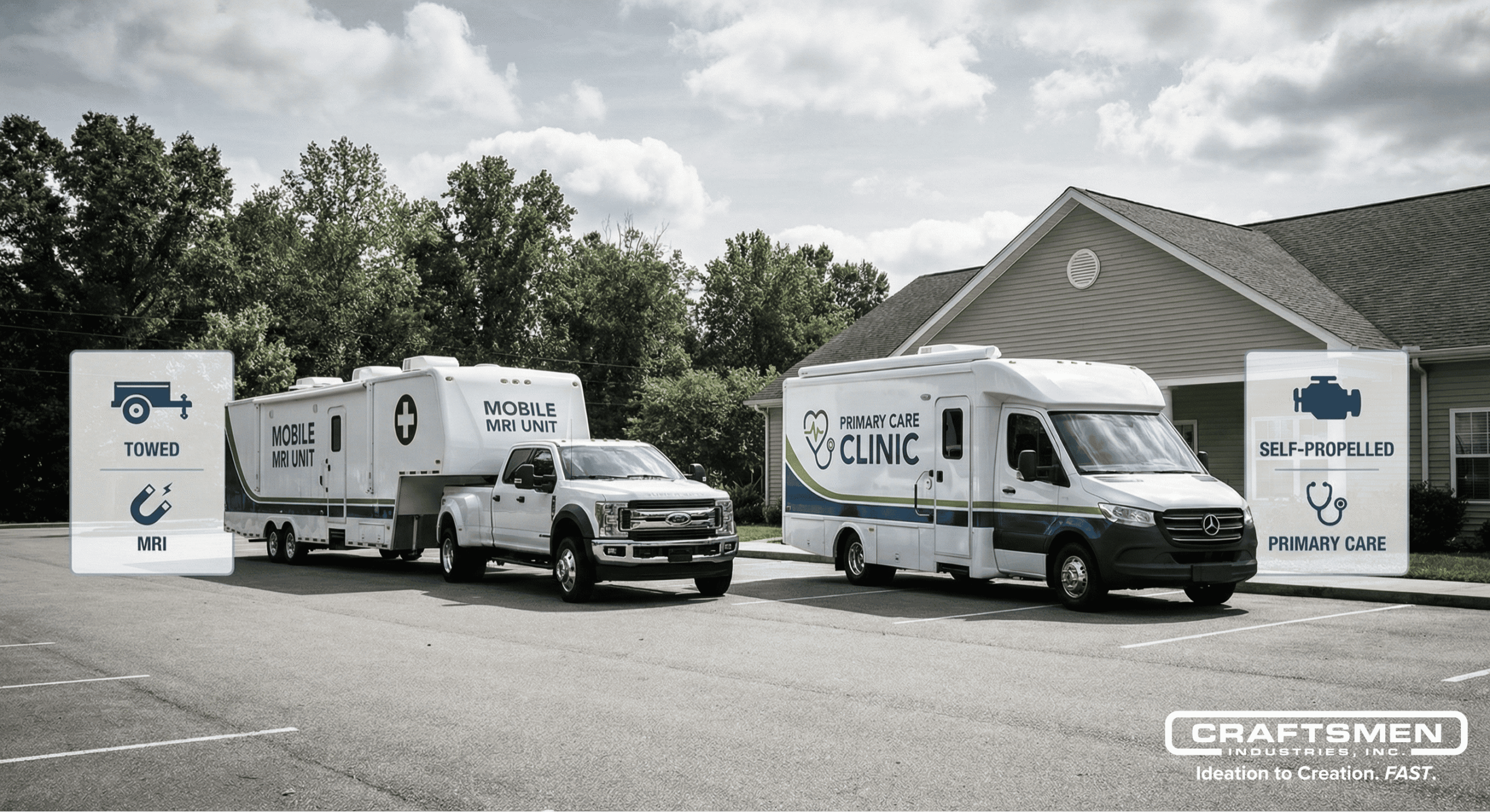 medical trailer vs mobile clinic comparison