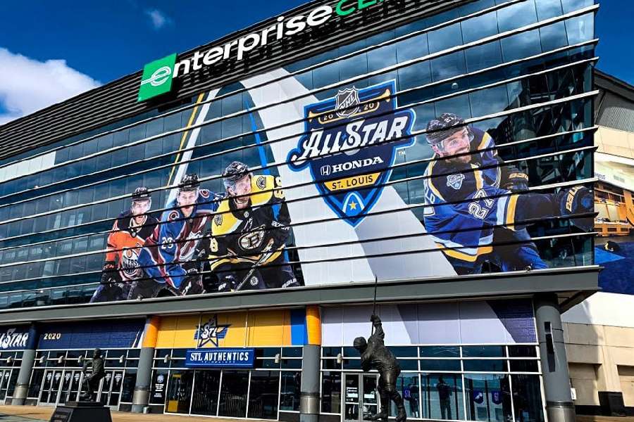 st louis blues large format printing
