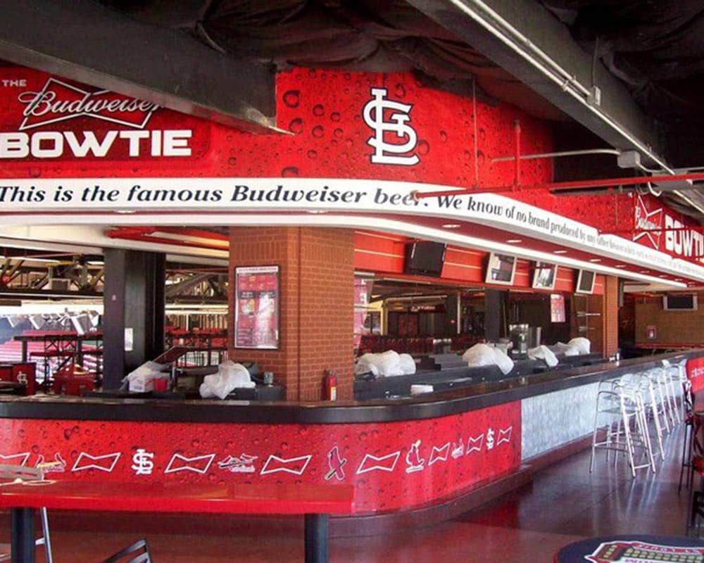 budweiser bowtie custom vinyl graphics