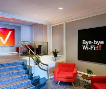 Verizon event lobby