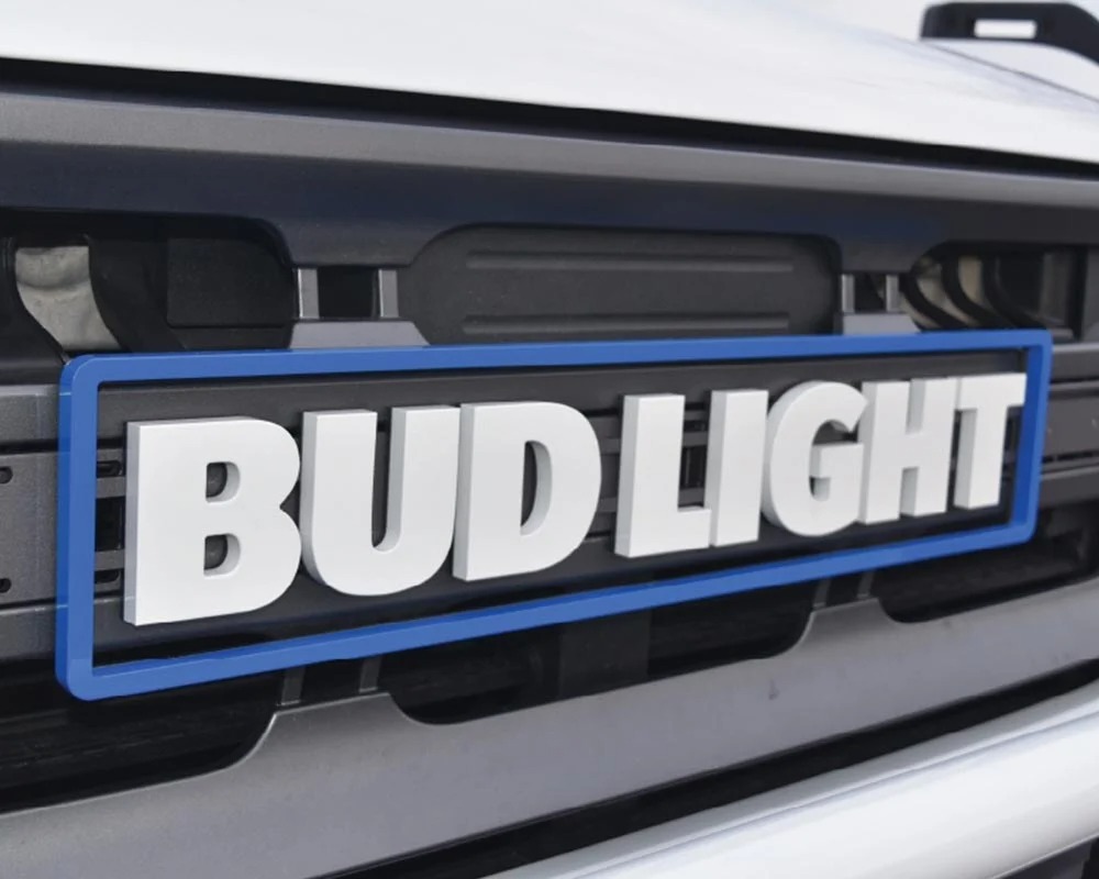 3d Elements Signs dimensional signage bud light vehicle 1