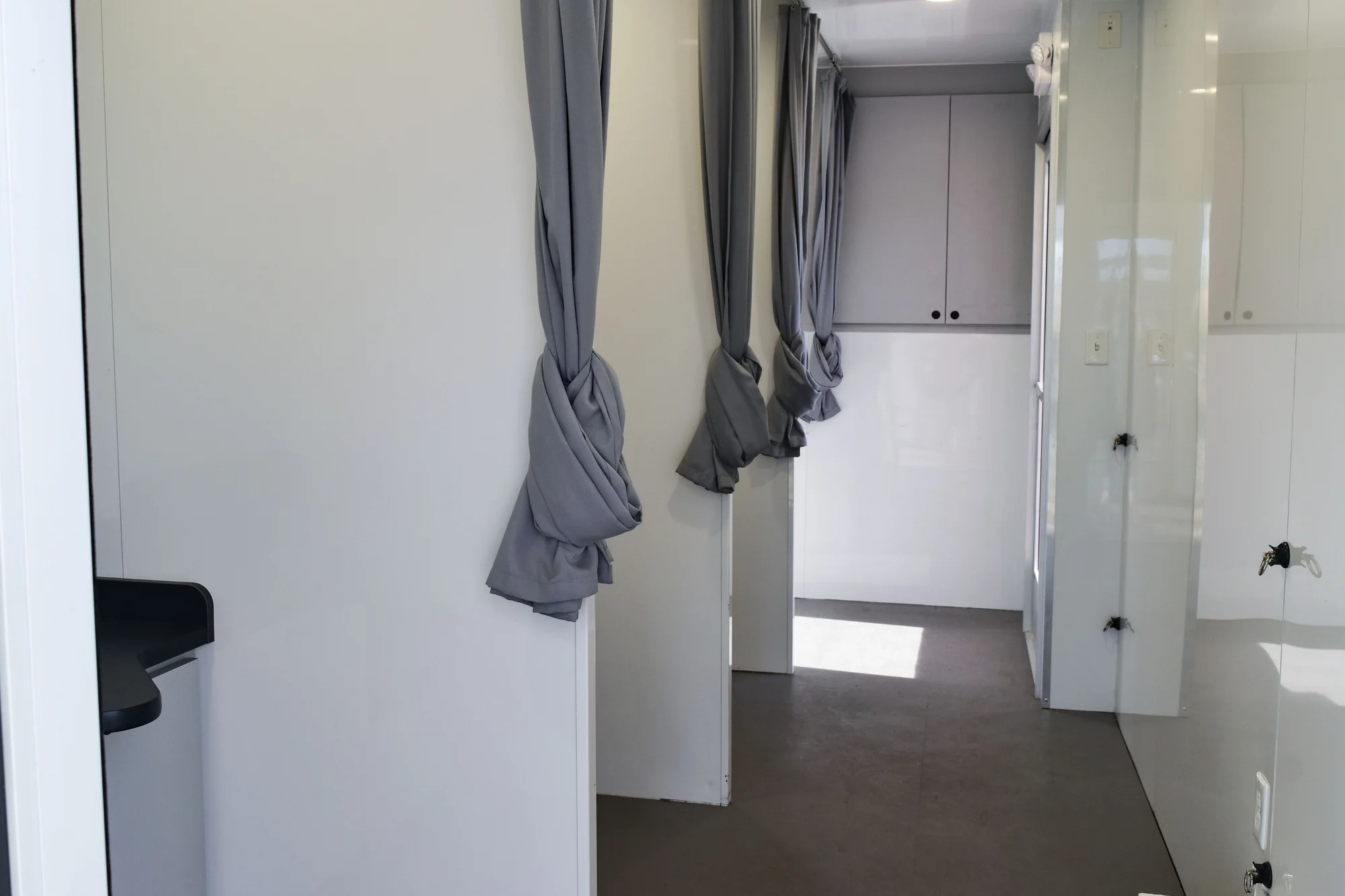 Hy Vee Vaccination Trailer Interior