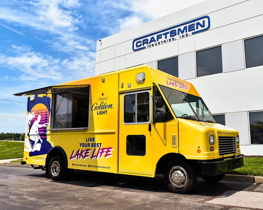 Michelob Food Truck Exterior