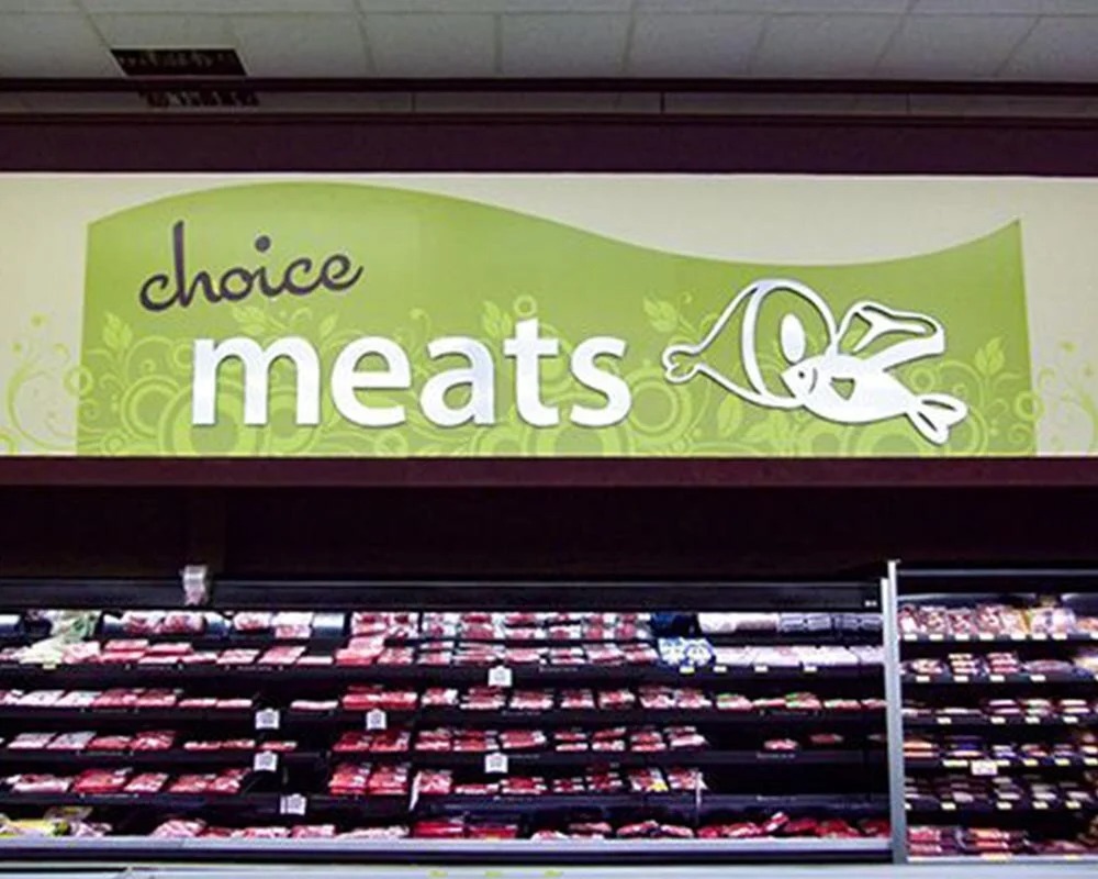 choice meats interior signage 1