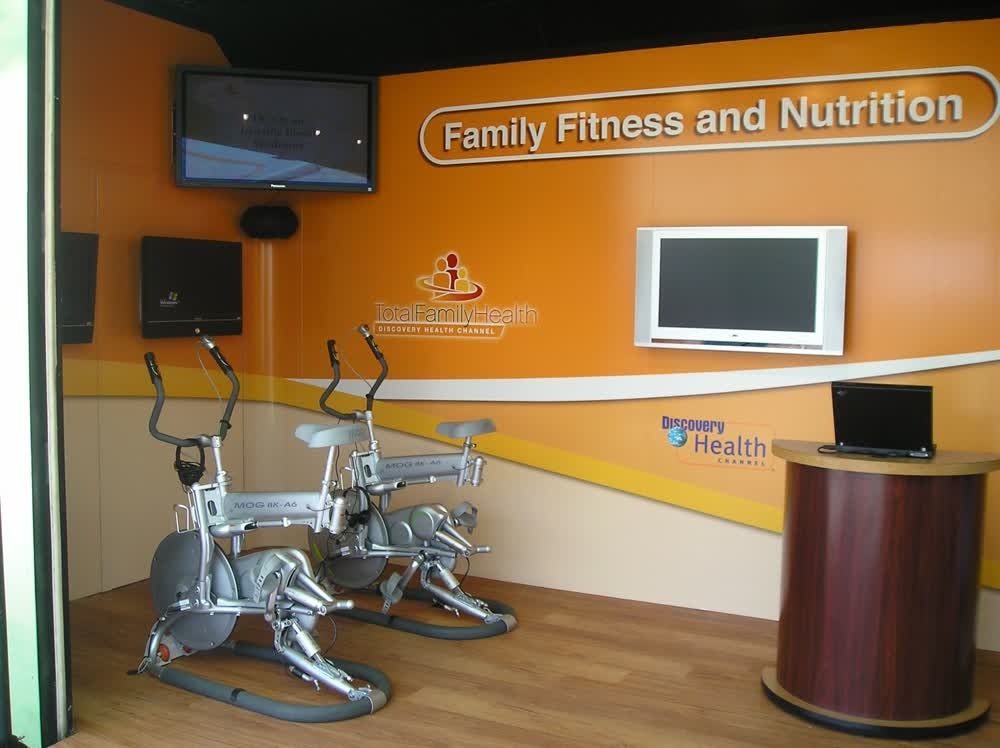 An interior shot of a Discovery Health