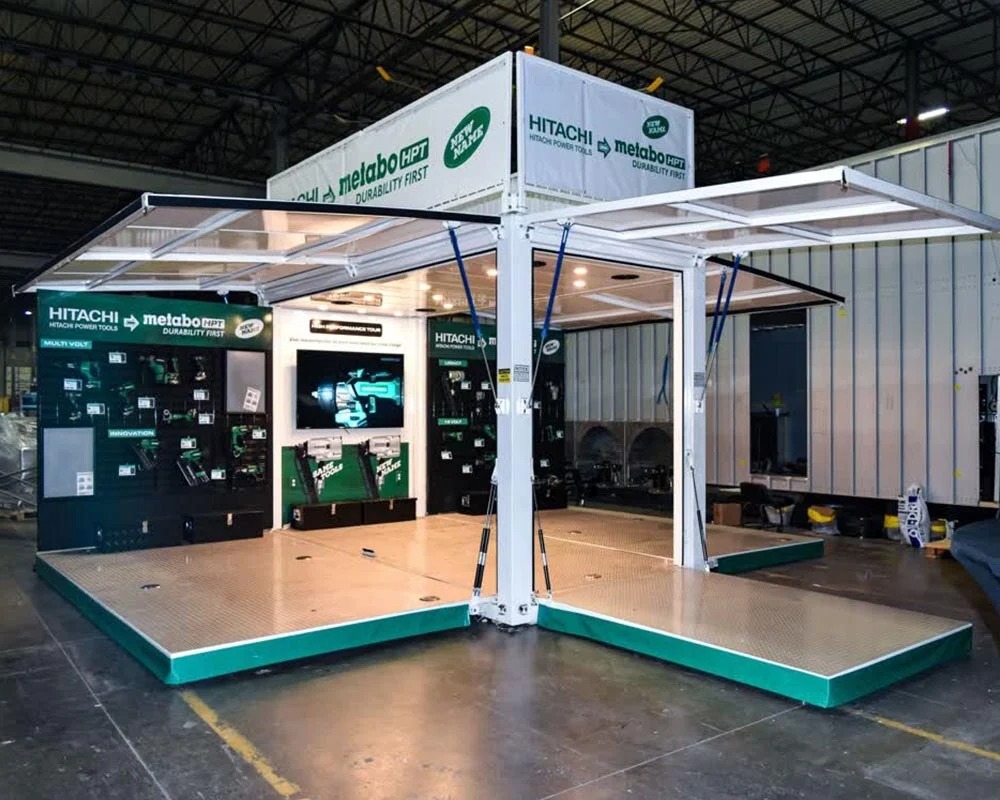 hitachi metabo trade show displays