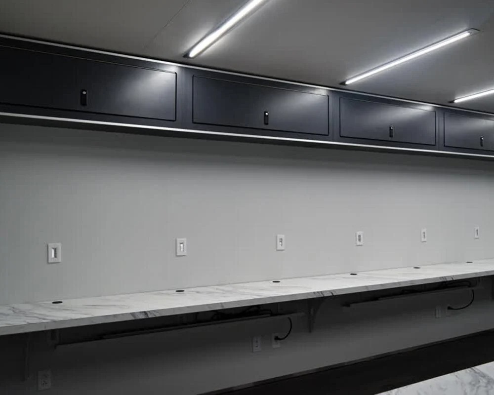 interior cabinets motorcycle trailer