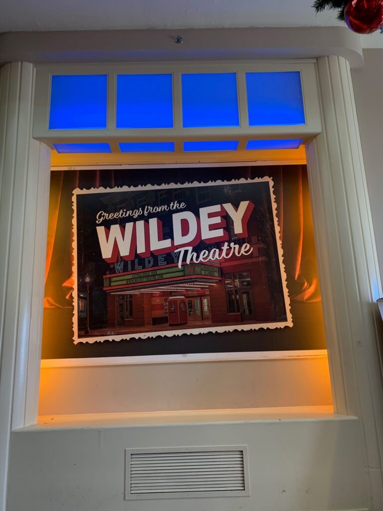 Wildey Theatre Wall wrap and dimensional postcard selfie kiosk