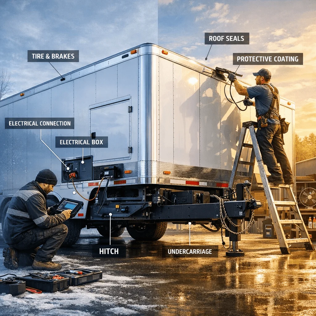cinematic trailer seasonal maintenance winter spring light