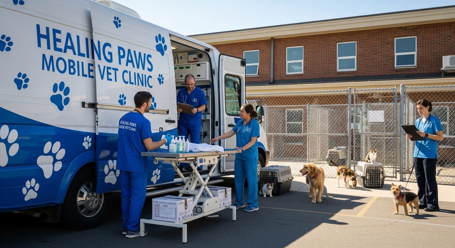 mobile veterinary clinic animal rescue