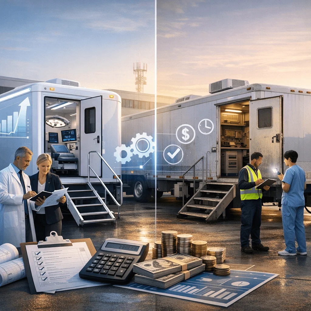 new vs used medical trailers healthcare decision making